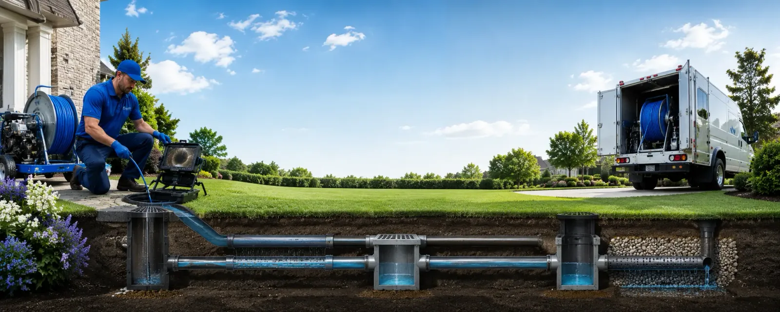 Outdoor drain cleaning information for Oakville, IN